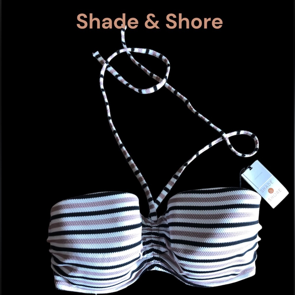 Shade & Shore Halter Bandeau Bikini Top